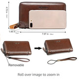 Large Capacity Men Clutch Bag Multifunction Zipper Wallet