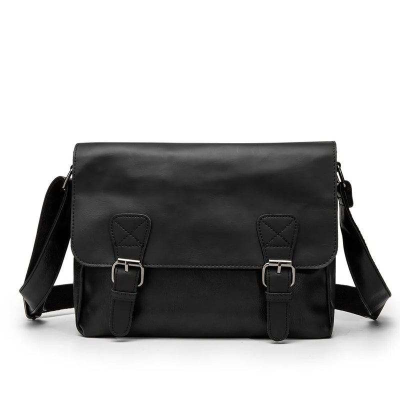 Vintage Large Capacity PU Leather Messenger Tote