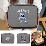 Astronaut Print Travel Briefcase Organizer