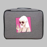 Large File Lockbox Briefcase Travel Bag for Men and Women