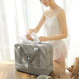 Double Layer Travel Bag Wet Dry Separation Beach Bag Duffle Pouch