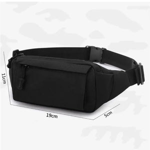 Men Fanny Pack Chest Shoulder Bag Nylon Waist Bag