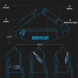 Unisex Waist Bag Sports Travel Waterproof Belt Bag