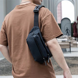 Men Fanny Pack Outdoor Sports Running Waist Bag Male Shoulder Belt Bag