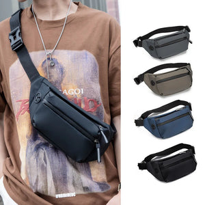 Men Fanny Pack Outdoor Sports Running Waist Bag Male Shoulder Belt Bag