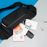 Men Fanny Pack Outdoor Sports Running Waist Bag Male Shoulder Belt Bag