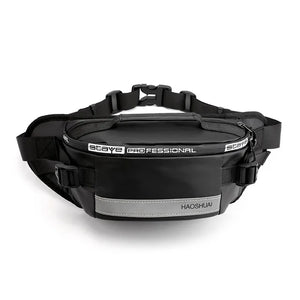 Men Anti-theft Waist Bag Reflective Running Fanny Pack Waterproof