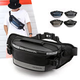 Men Anti-theft Waist Bag Reflective Running Fanny Pack Waterproof