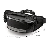 Men Anti-theft Waist Bag Reflective Running Fanny Pack Waterproof