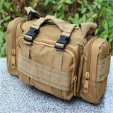 Men Camo Waist Pack Canvas Military Bag
