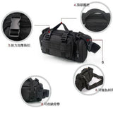 Men Camo Waist Pack Canvas Military Bag