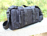 Men Camo Waist Pack Canvas Military Bag