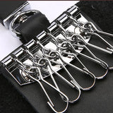 Men Key Wallets Leather Versatile House Keys Protection Holders Storage