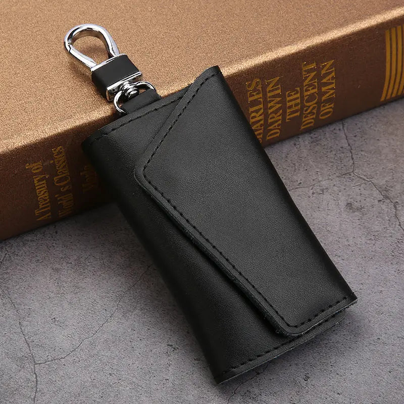Men Key Wallets Leather Versatile House Keys Protection Holders Storage