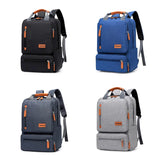 Men Laptop Backpack Bag Travel Business Multi-pocket Polyester Back Pack Bag