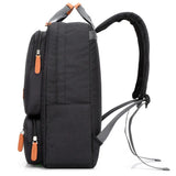 Men Laptop Backpack Bag Travel Business Multi-pocket Polyester Back Pack Bag