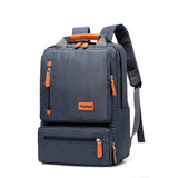 Men Laptop Backpack Bag Travel Business Multi-pocket Polyester Back Pack Bag