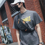 Waterproof Oxford Chest Bag Men Women Shoulder Crossbody Bag