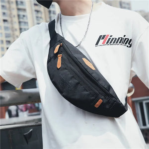 Waterproof Oxford Chest Bag Men Women Shoulder Crossbody Bag