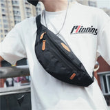 Waterproof Oxford Chest Bag Men Women Shoulder Crossbody Bag