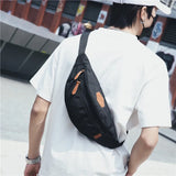 Waterproof Oxford Chest Bag Men Women Shoulder Crossbody Bag