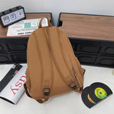 Nylon College Backpack Student School Bag Laptop Travel Backpack