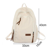 Nylon College Backpack Student School Bag Laptop Travel Backpack