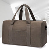 Large Capacity Canvas Folding Travel Bag Unisex Luggage Storage Duffel XA858M