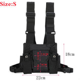 Tactical Sling Chest Bag Hip Hop Vest Waist Pack Streetwear