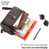 Men Leather Clutch Purse Business Clutch Bags Cell Pouch Wallet