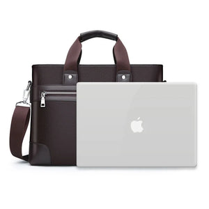 Men Leather Handbags Casual Laptop Bags Male Business Travel Messenger Bags