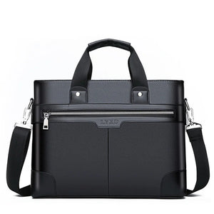 Men Leather Handbags Casual Laptop Bags Male Business Travel Messenger Bags