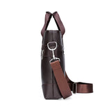 Men Leather Handbags Casual Laptop Bags Male Business Travel Messenger Bags