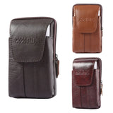 Men Leather Waist Bag Travel Business Fanny Pack Phone Purse Pocket Belt