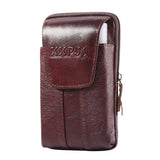 Men Leather Waist Bag Travel Business Fanny Pack Phone Purse Pocket Belt