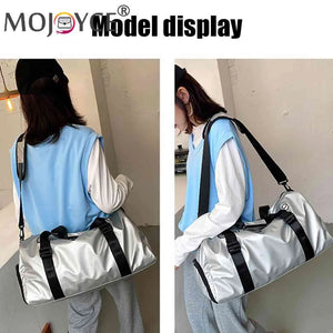 Men Gym Bag Large Capacity Wet Dry Separation Oxford Waterproof Travel Organizer