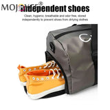 Men Gym Bag Large Capacity Wet Dry Separation Oxford Waterproof Travel Organizer