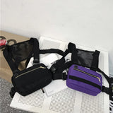 Hip Hop Backpack Chest Bag Tactical Vest Streetwear Mochila Hombre