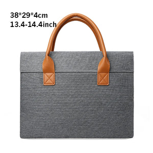 Men Laptop bag Office Briefcase Shoulder Bag Sleeve Case