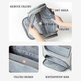 Men Large Makeup Bag Organizer Portable Travel Cosmetic Bag Hanging Wash Pouch