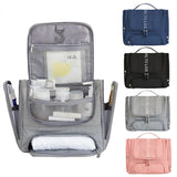 Men Large Makeup Bag Organizer Portable Travel Cosmetic Bag Hanging Wash Pouch