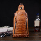 Men Crocodile Pattern Leather Chest Bag Crossbody Bags