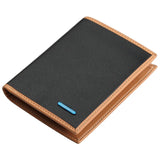 Men Leather Money Clip Slim Bifold Wallet ID Credit Clip Cash Holder
