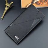 Men Long Wallet Thin Youth Soft Wallet Multi-Card Large-Capacity