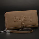 Men Long Wallets Classic Purses Male PU Leather Wallet Multifunction Business Cl