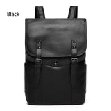 Men's Vintage Leather Backpack Waterproof 15.6 Inch Laptop Bag