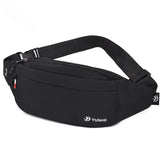 Men Grey Waist Bag Pack Functional Large Belt Pouch