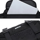 Men Messenger Bag Casual Buckle Shoulder Bag Large Capacity Tote Bag