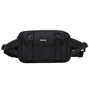 Men Messenger Bag Casual Buckle Shoulder Bag Large Capacity Tote Bag
