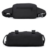 Men Messenger Bag Casual Buckle Shoulder Bag Large Capacity Tote Bag